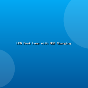 LED Desk Lamp with USB Charging