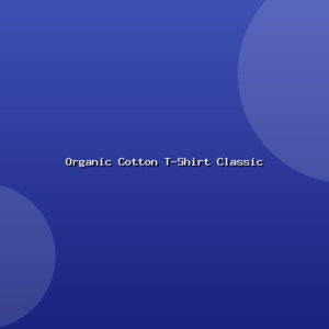 Organic Cotton T-Shirt Classic